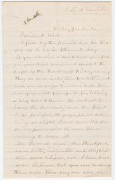 Marietta Benchley letter to Andrew Dickson White, page 1