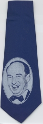 Stevenson Blue Portrait Necktie, ca. 1952