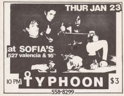 Sofia's, 1986 January 23