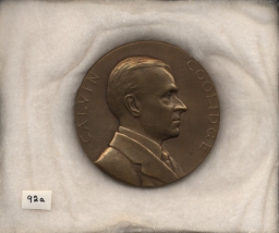Coolidge Inaugural Medallion, ca. 1923