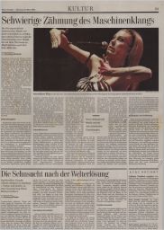 Tages-Anzeiger Newspaper article, Das Taktlos-Festival