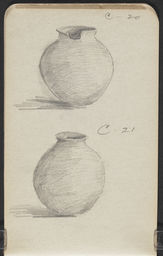 Hand-drawn image of pottery