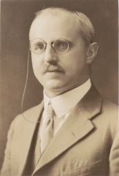 Portrait photograph of Albert Wilhelm Boesche, Professor of German, ca. 1930s