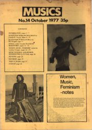 Musics Magazine; 'Women, Music, Feminism Note' by Lindsay Cooper