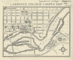 Lawrence College campus map