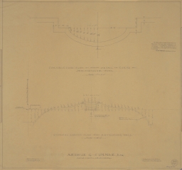 General layout plan for retaining wall for Mr. Arthur G. Cummer, Esq