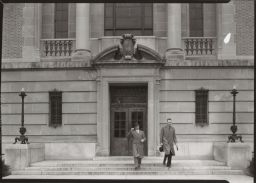 Warren Hall (Agricultural Engineering) front entrance, ca. 1934