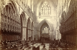 Chester Cathedral, Choir seen from West 