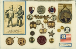 Blaine-Logan Campaign Items, ca. 1884