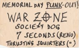 Memorial Day Punk Out, Undated