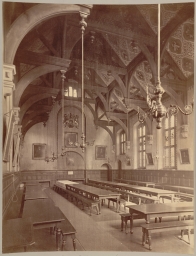 Cambridge. Gonville and Caius College, Dining Hall (Interior) 