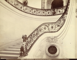 Chantilly, Condé Museum (Château de Chantilly). The Grand Staircase      