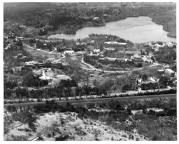 Wellesley College and Lake Waban from the Air