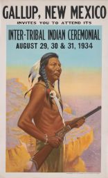 Inter-tribal Indian Ceremonial. Gallup, New Mexico. Poster
