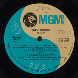 The Osmonds 'live'