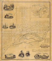 Map of the City of Appleton, Wis.
