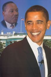 Barack Obama and Martin Luther King Jr.