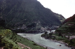Confluence of the Alaknanda and Pindari Rivers at Karnaprayag