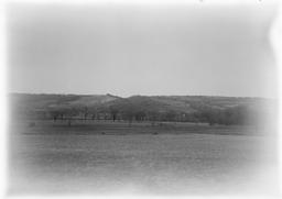 Coy Glen delta from State Road April 1928 (long focus lens), negative number 7343