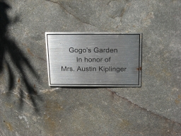 Gogo's Garden Plaque