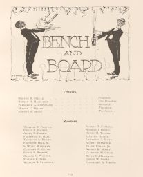 Bench and Board cartoon