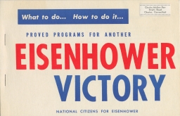 Proved Programs for Another Eisenhower Victory