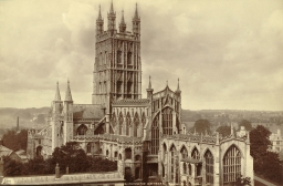 Gloucester Cathedral, from Southeast 