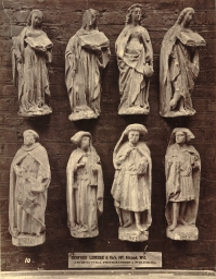 Royal Architectural Museum. Plaster Casts (Figures) from the West Porch of Chartres Cathedral 