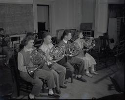 Orchestra, French horn players