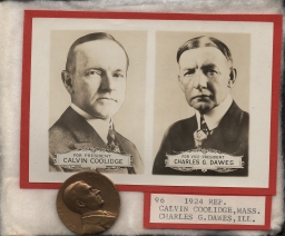 Coolidge-Dawes Campaign Items, ca. 1924