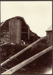 Villingavatn farm (in Grafningur) after the earthquake 1896 