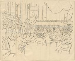 Illustration of Haydon's picture of the great meeting of delegates