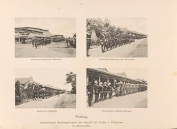 Oesterreich-ungarische Matrosen; Italienische Matrosen und Bersaglien; Japanische Infanterie; Franzosische Marine-Infanterie