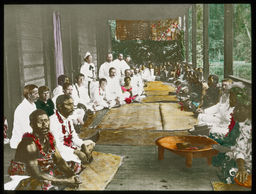 Feast (at Vailima) for the opening of the road of the Loving Hearts (7 October 1894)