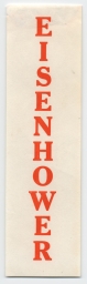 Eisenhower Paper Badge, ca. 1952