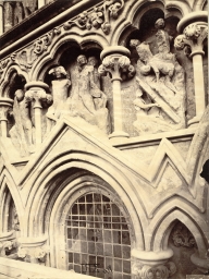 "The Resurrection," Niche Sculptures, Wells Cathedral West Façade      