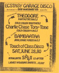 Ecstasy Garage Disco, June 28, 1980
