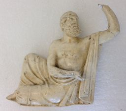 Figure L (a seer or Amythaon), East pediment, Temple of Zeus, Olympia, miniature