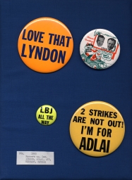 Presidential Contender Buttons, ca. 1960