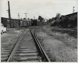 Looking North Toward Stock Cars Stored By Passenger Main Line