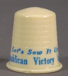Let's Sew It Up For A Republican Victory Campaign Thimble