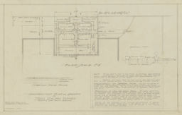Construction plan for garden of Mrs. Ralph Hanes