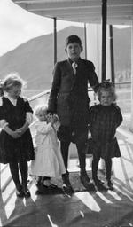 Children on steamer above Dawson