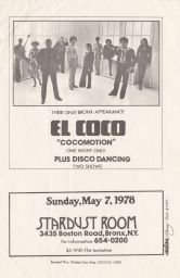 Stardust Room, May 7, 1978