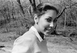 Sheila Martinez, rappelling class, Central Park