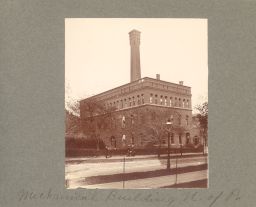 Mechanical (Engineering) Laboratory and Central Heat and Power Plant (built before 1895, architects, Wilson Brothers & Co.), exterior