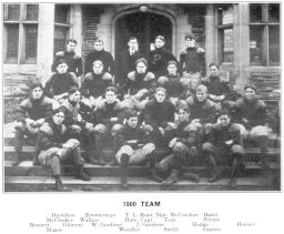 Football, 1900 varsity team, group photograph