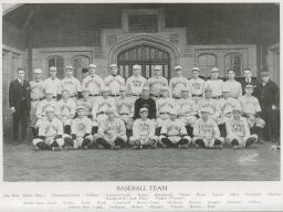 Baseball team, varsity, 1917