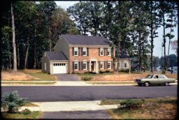 Large single family home on a wooded lot (Reston, Virginia, USA)