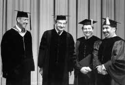 Commencement, 1980, Convention Hall, dignitaries